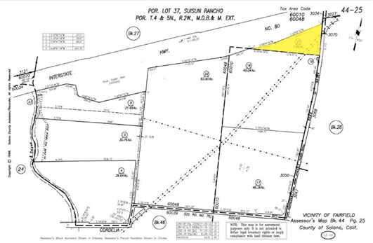 Hale Ranch Rd, Fairfield, CA for sale Plat Map- Image 1 of 1