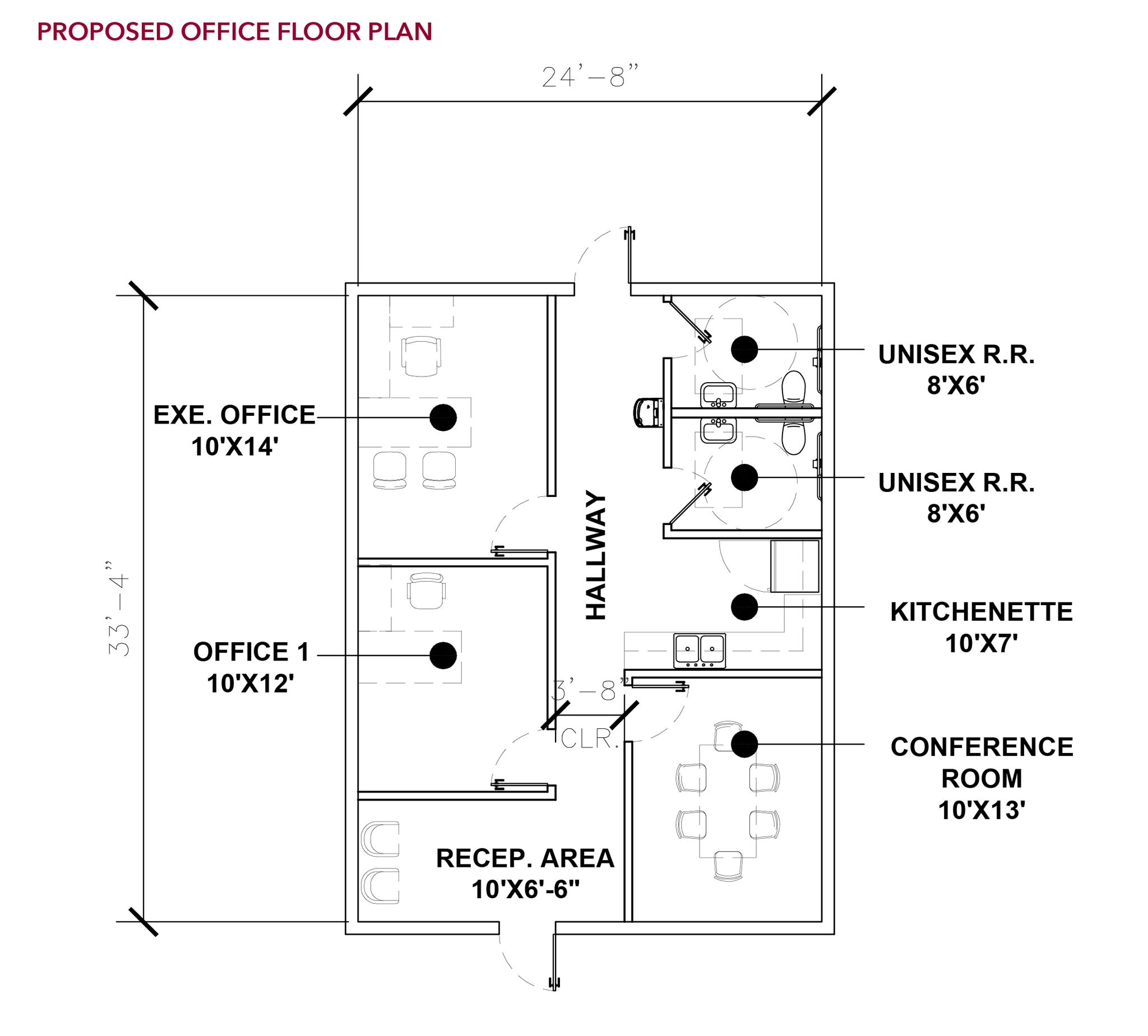 2831 S Houston Ave, Humble, TX for lease Floor Plan- Image 1 of 2