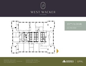 35 W Wacker Dr, Chicago, IL for lease Floor Plan- Image 1 of 1