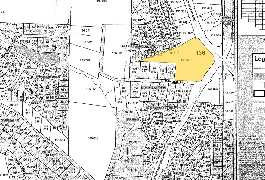 3130 Mathis Airport Pky, Suwanee, GA for lease - Plat Map - Image 2 of 3