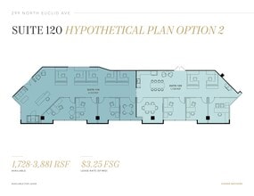 299 N Euclid Ave, Pasadena, CA for lease Floor Plan- Image 1 of 3