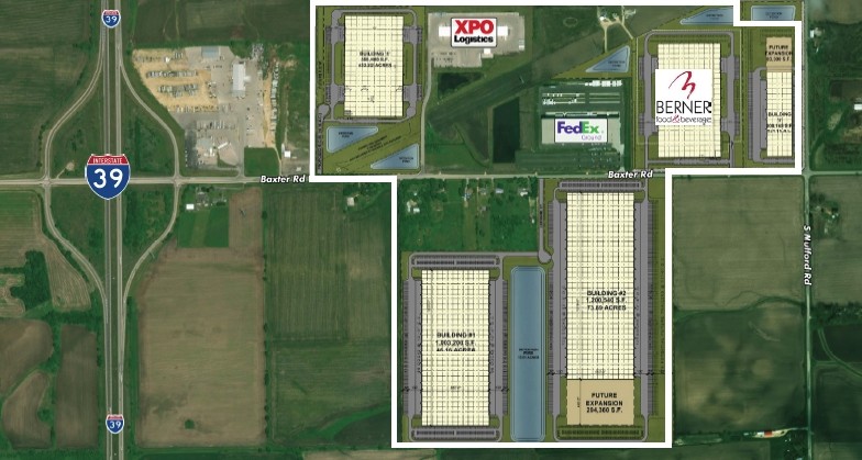 Rock 39 Industrial Park portfolio of 2 properties for sale on LoopNet.com - Aerial - Image 2 of 3