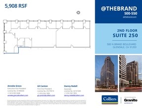 500-550 N Brand Blvd, Glendale, CA for lease Floor Plan- Image 1 of 1
