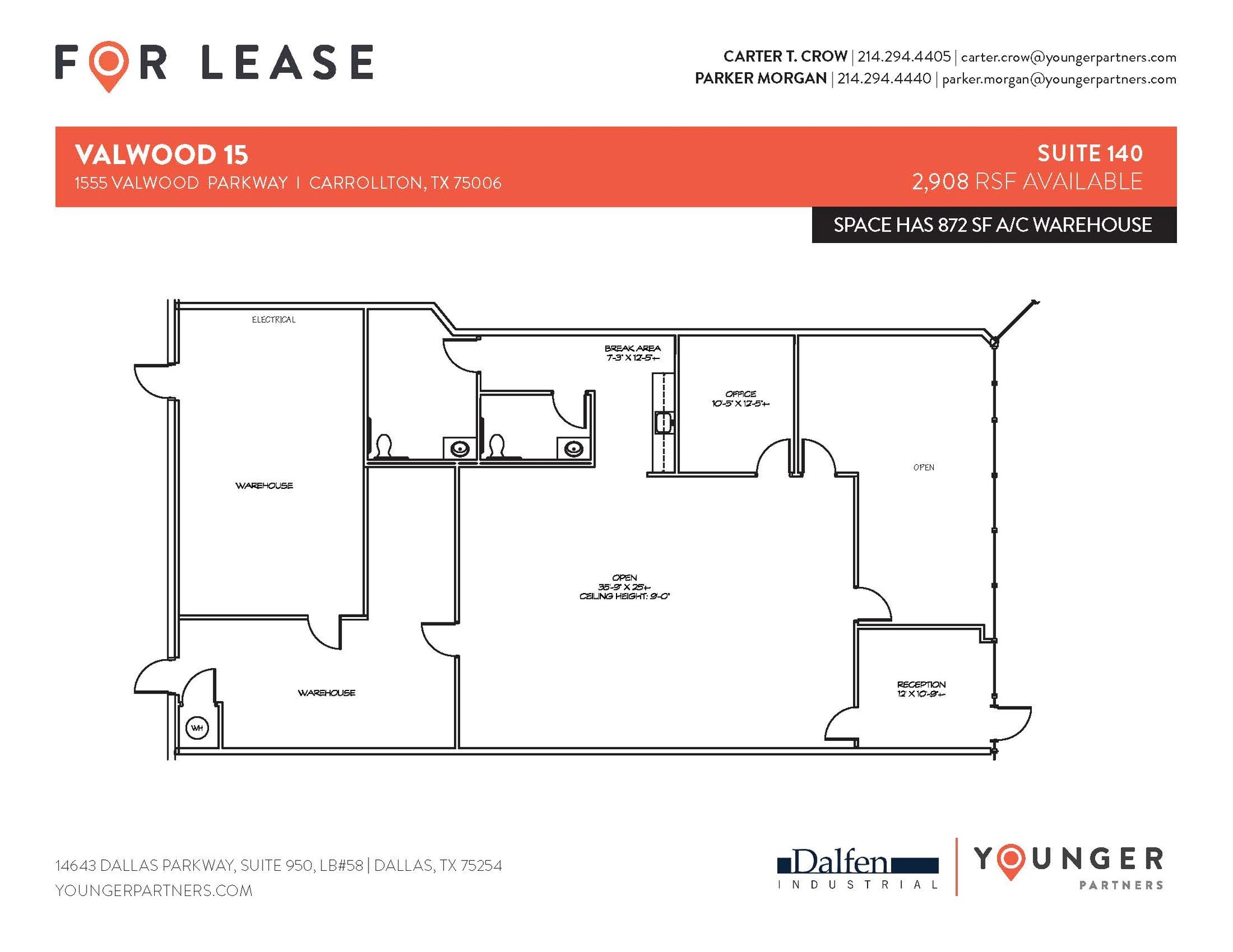 1555 Valwood Pky, Carrollton, TX for lease Floor Plan- Image 1 of 1