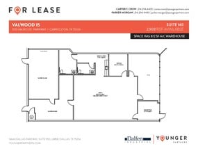 1555 Valwood Pky, Carrollton, TX for lease Floor Plan- Image 1 of 1