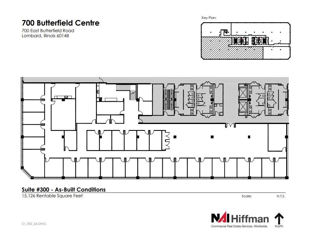 700 E Butterfield Rd, Lombard, IL for lease Floor Plan- Image 1 of 2