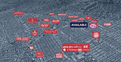 8490 Santa Monica Blvd, West Hollywood, CA - aerial  map view