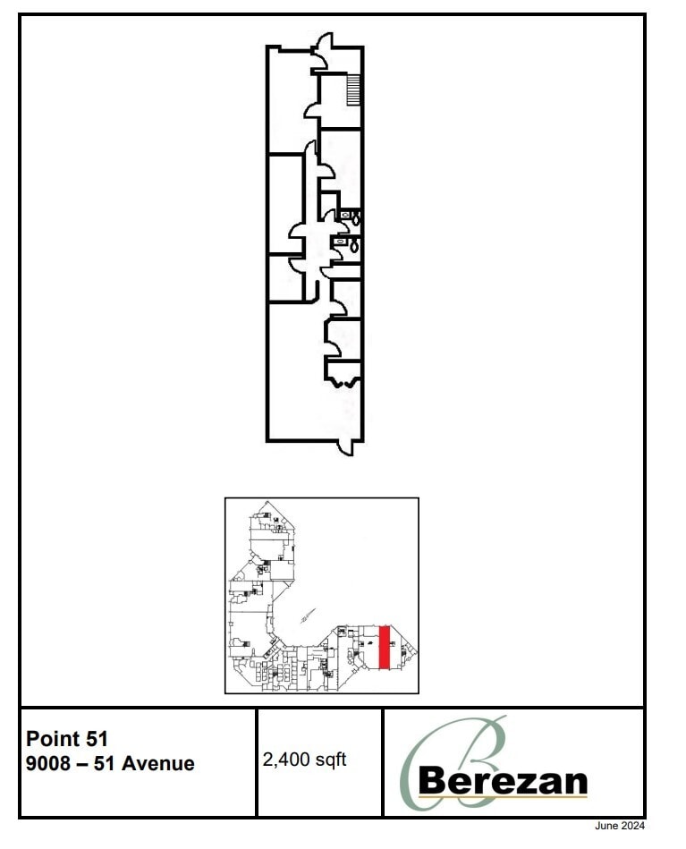 9004-9090 51st Ave NW, Edmonton, AB for lease Floor Plan- Image 1 of 1