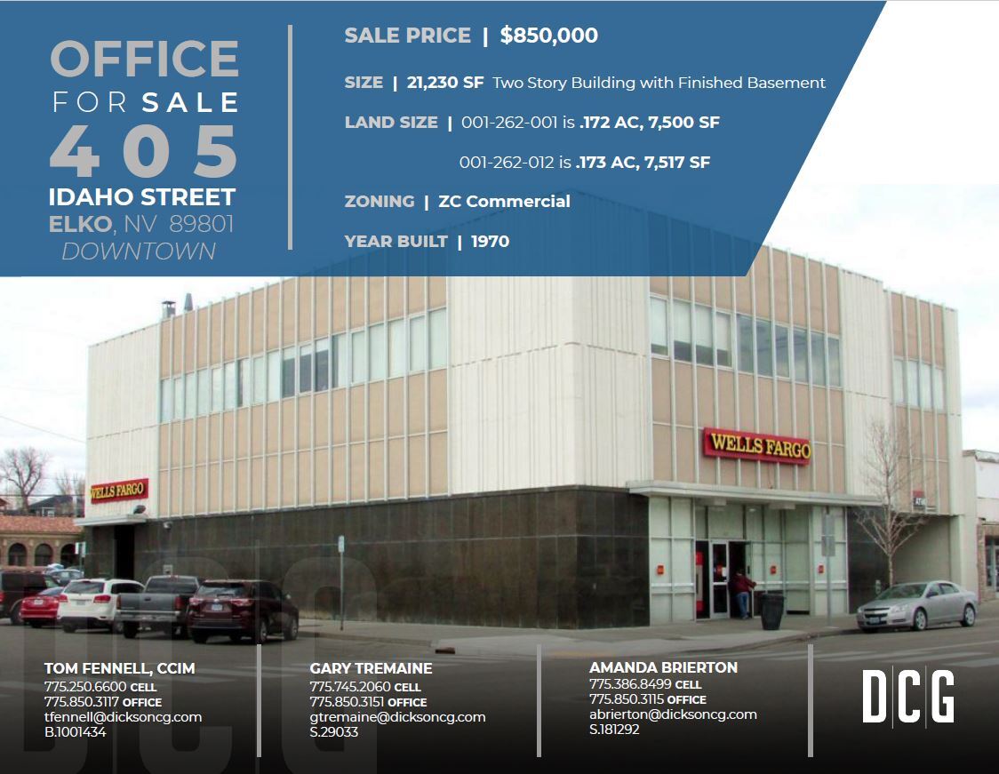 405 Idaho St, Elko, NV for sale Primary Photo- Image 1 of 1