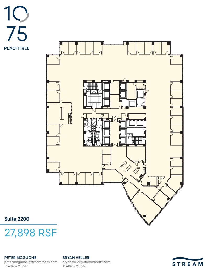 1075 Peachtree St NE, Atlanta, GA for lease Floor Plan- Image 1 of 1