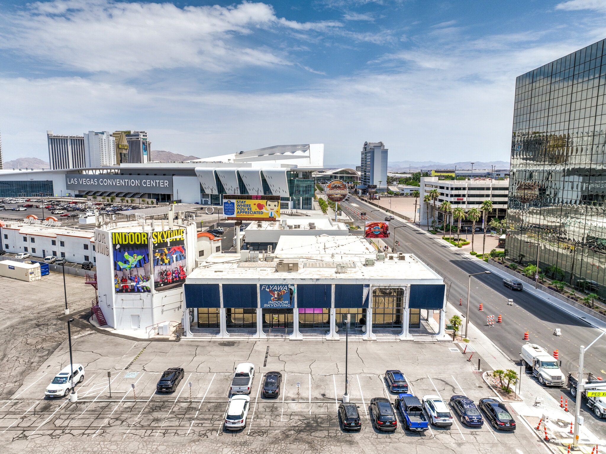 200 Convention Center Dr, Las Vegas, NV for lease Aerial- Image 1 of 7