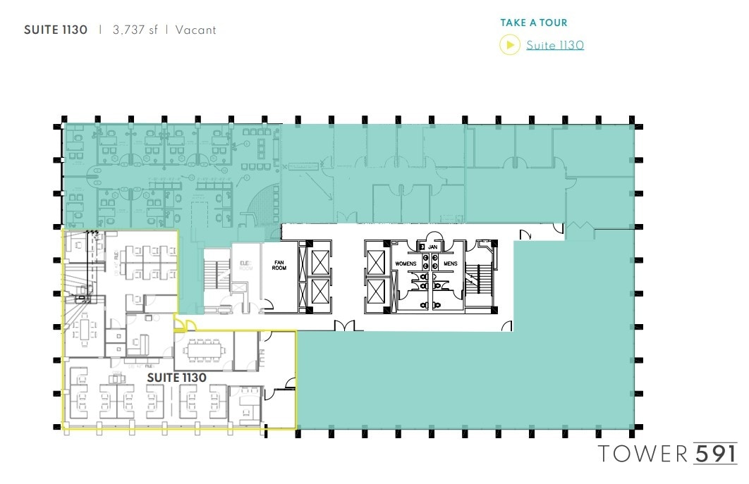 591 Camino de la Reina, San Diego, CA for lease Floor Plan- Image 1 of 1