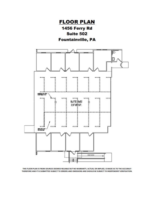 1456 Ferry Rd, Doylestown, PA 18901 - Unit 502 -  - Floor Plan - Image 1 of 1