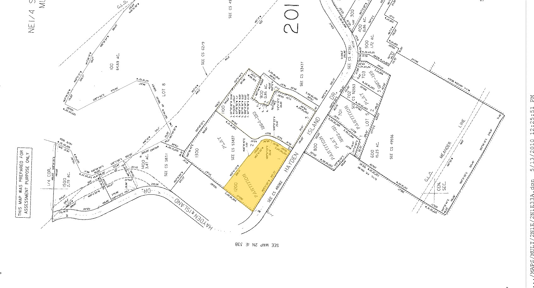 2701-2723 N Hayden Island Dr, Portland, OR for sale Plat Map- Image 1 of 1