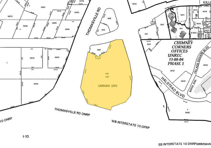 3425 Thomasville Rd, Tallahassee, FL for sale - Plat Map - Image 1 of 1