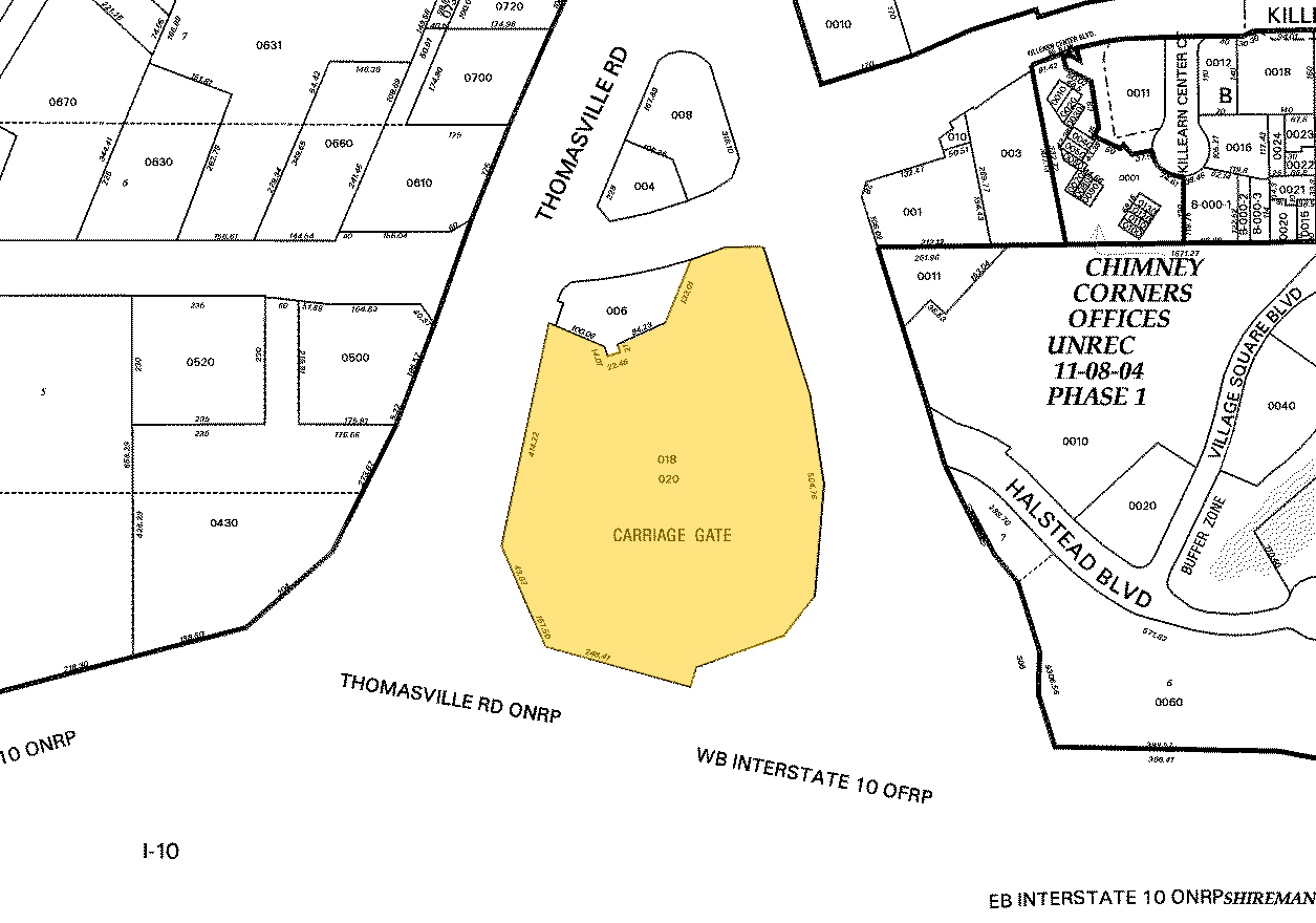 3425 Thomasville Rd, Tallahassee, FL for sale Plat Map- Image 1 of 1