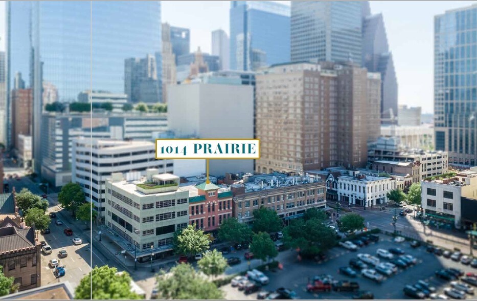 1014 Prairie St, Houston, TX for sale - Aerial - Image 3 of 8