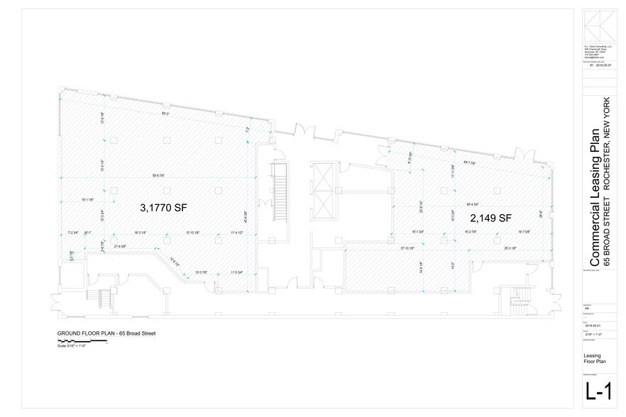 65 W Broad St, Rochester, NY for sale - Floor Plan - Image 1 of 1