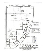 1640 Sands Pl Se, Marietta, GA for lease Floor Plan- Image 1 of 1