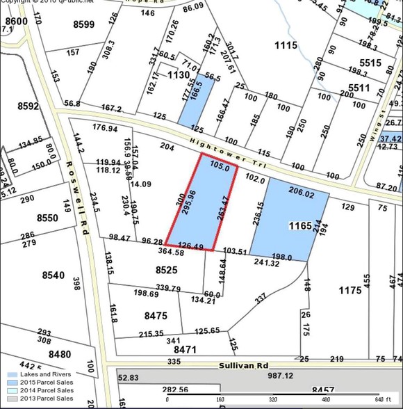 1145 Hightower Trl, Atlanta, GA for sale - Plat Map - Image 1 of 1