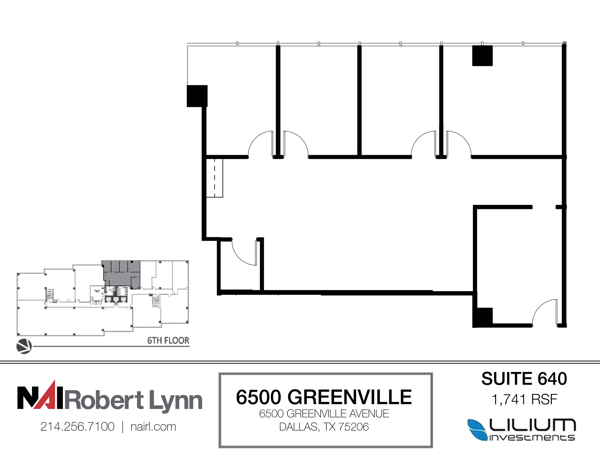 6500 Greenville Ave, Dallas, TX for lease Floor Plan- Image 1 of 1