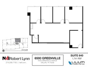 6500 Greenville Ave, Dallas, TX for lease Floor Plan- Image 1 of 1