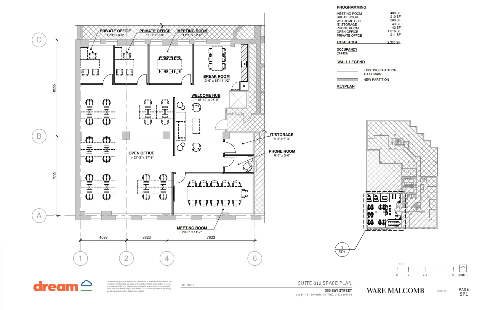 330 Bay St, Toronto, ON for lease Floor Plan- Image 1 of 1