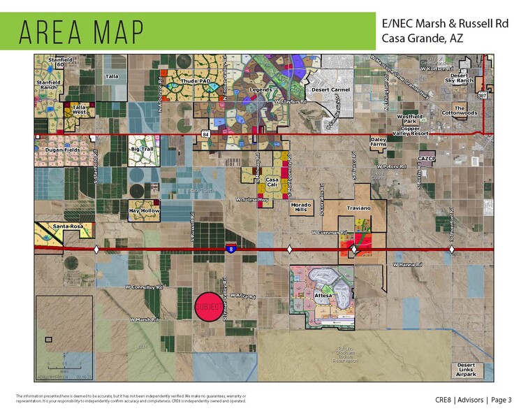 E/NEC Russell & Marsh Road rd, Casa Grande, AZ for sale - Building Photo - Image 3 of 4