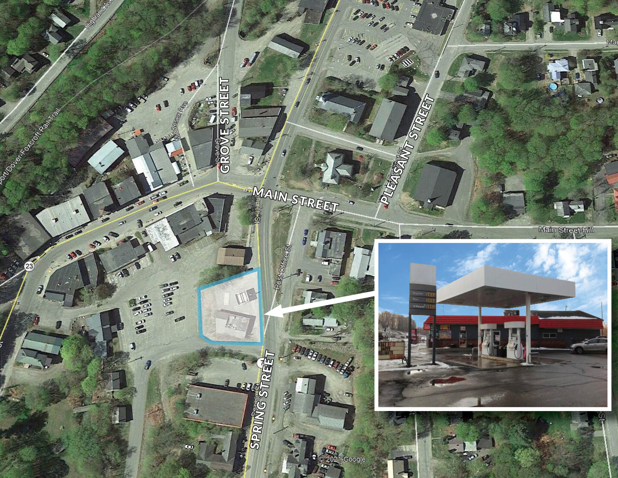 29 Spring St, Dexter, ME for sale Aerial- Image 1 of 1