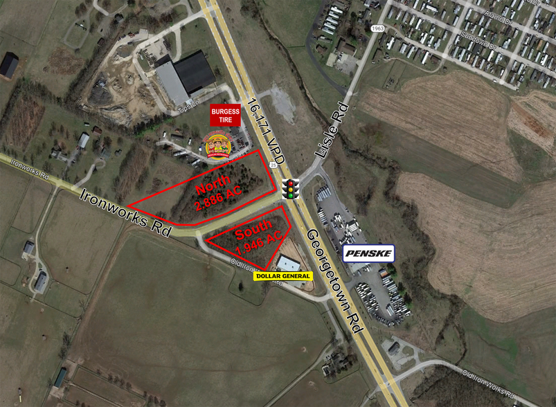 4811 Georgetown Rd, Lexington, KY for lease - Aerial - Image 1 of 2