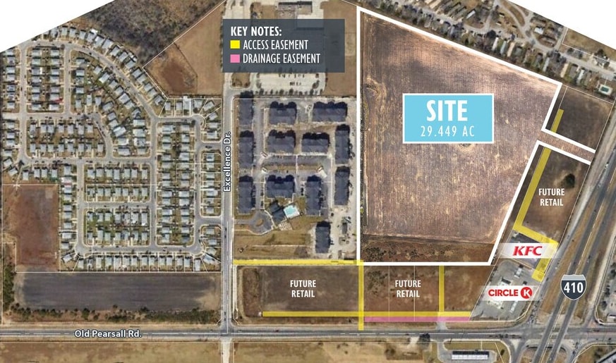 Old Pearsall Rd, San Antonio, TX for sale - Aerial - Image 2 of 3