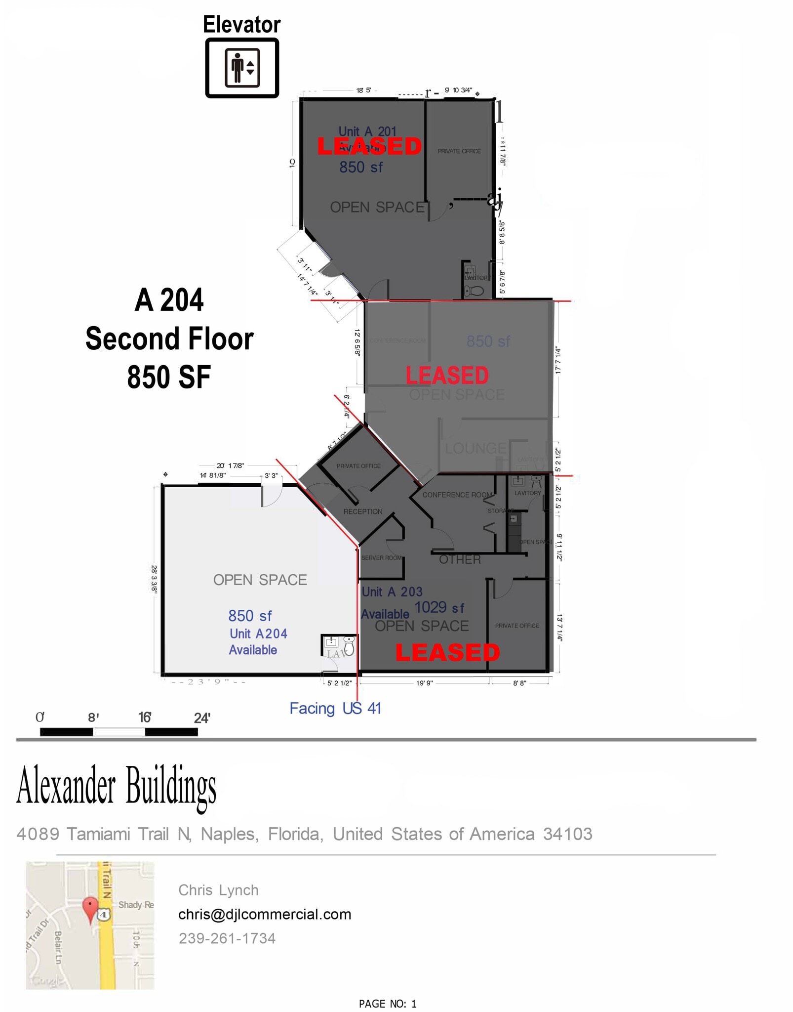 4077-4089 Tamiami Trl N, Naples, FL for lease Site Plan- Image 1 of 1