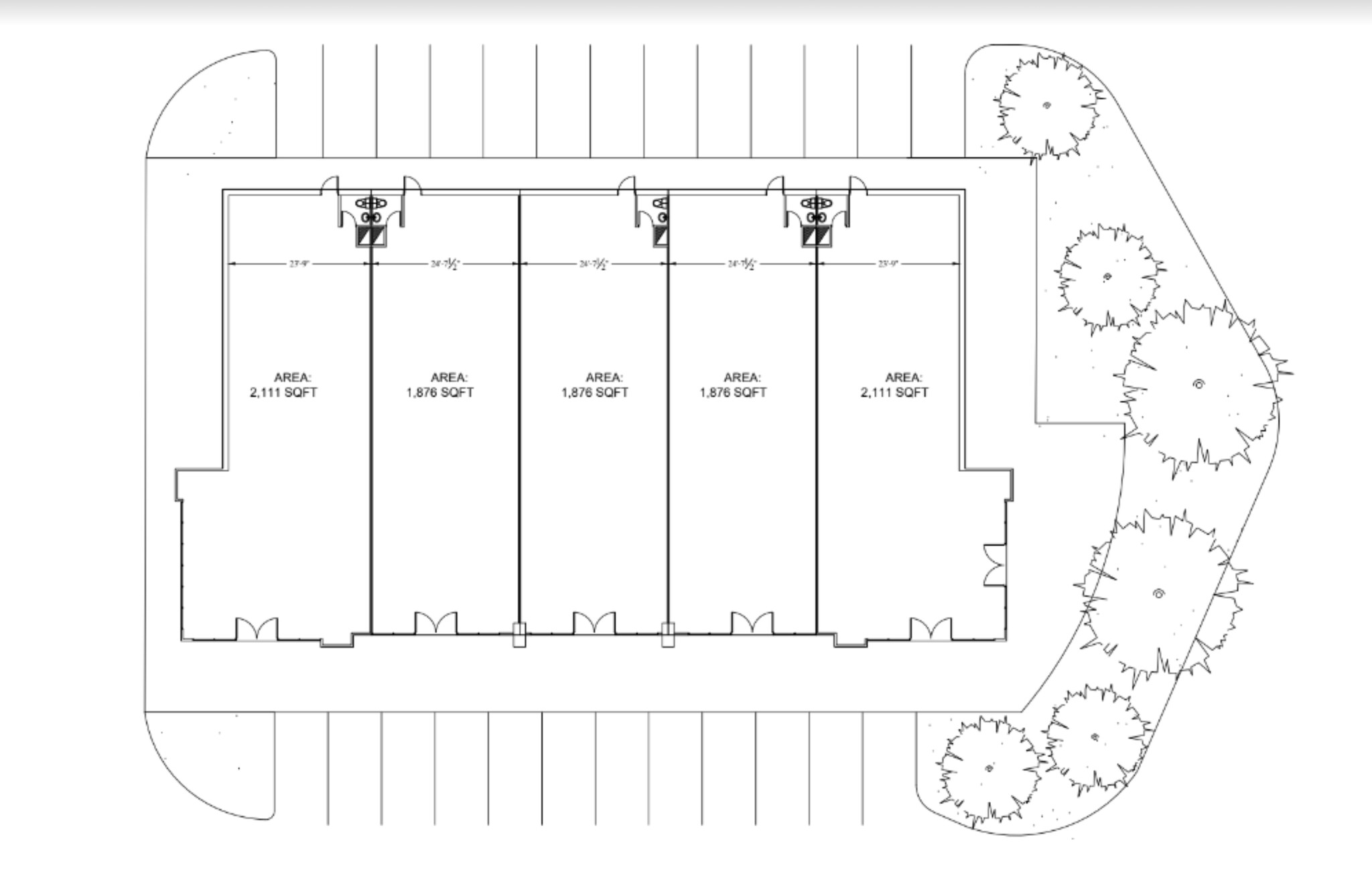 2527 Frazier St., Conroe, TX for lease Site Plan- Image 1 of 1