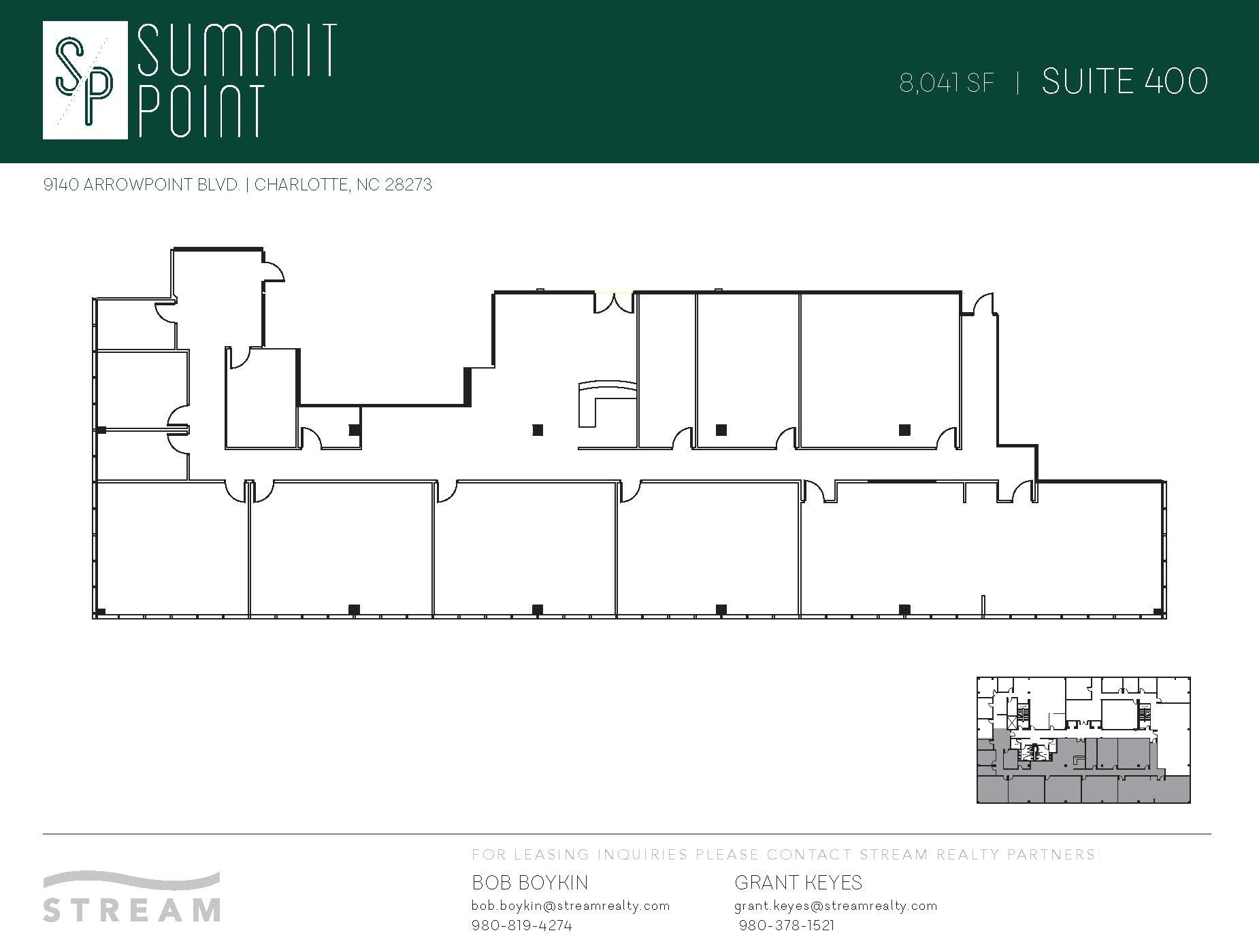 9140 Arrowpoint Blvd, Charlotte, NC for lease Floor Plan- Image 1 of 1