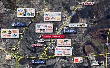 4501-4507 Fairway Ave, North Little Rock, AR - Aerial  map view
