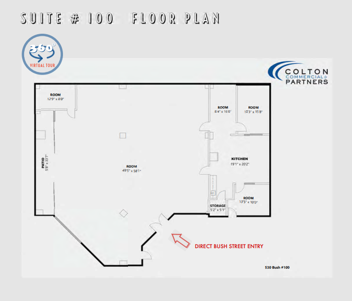 530-540 Bush St, San Francisco, CA for lease Floor Plan- Image 1 of 1