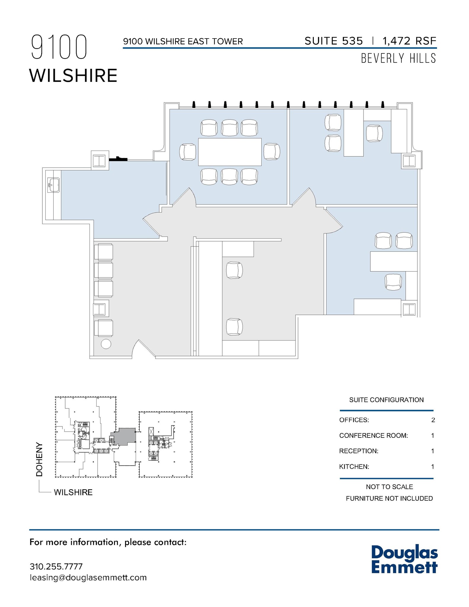 9100 Wilshire Blvd, Beverly Hills, CA for lease Floor Plan- Image 1 of 1