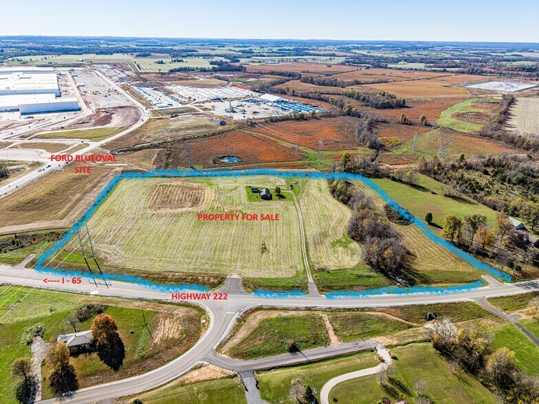 1055 Glendale Hodgenville Rd W, Glendale, KY for sale - Aerial - Image 3 of 9