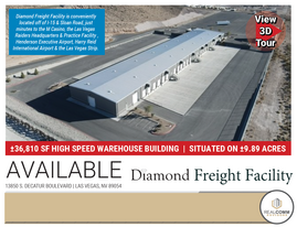 36,810 SF BLDG | 9.89 ACRES - FENCED & PAVED - Warehouse