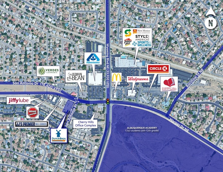 7330 San Antonio Dr NE, Albuquerque, NM for sale - Site Plan - Image 2 of 3