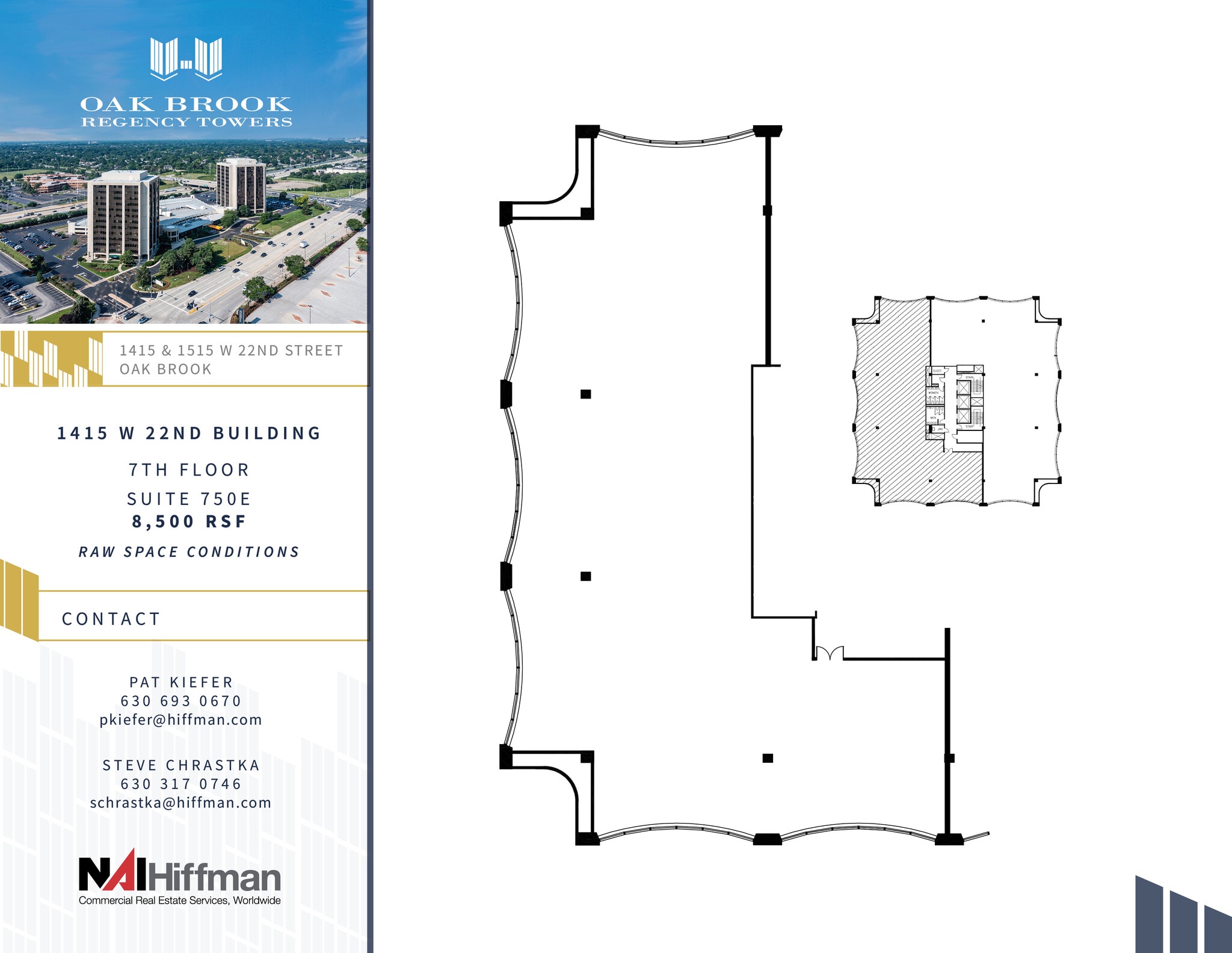 1415 W 22nd St, Oak Brook, IL for lease Floor Plan- Image 1 of 1