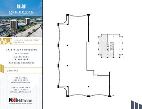 1415 W 22nd St, Oak Brook, IL for lease Floor Plan- Image 1 of 1