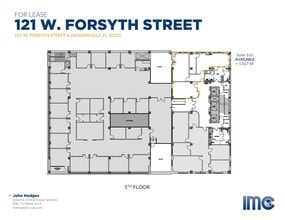 121 W Forsyth St, Jacksonville, FL for lease Site Plan- Image 1 of 1