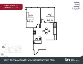 10497 Town & Country Way, Houston, TX for lease Floor Plan- Image 1 of 2