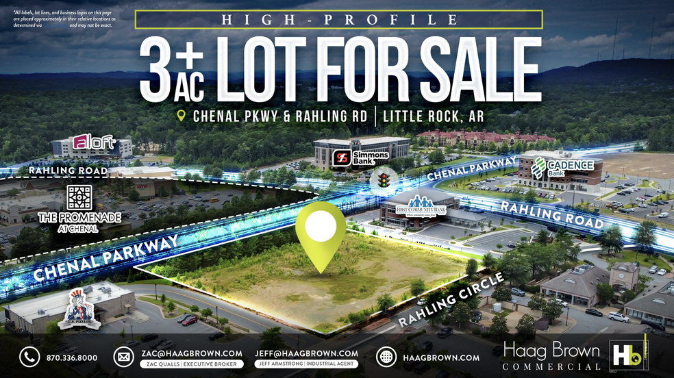 Rahling Cir, Little Rock, AR for sale - Aerial - Image 1 of 3