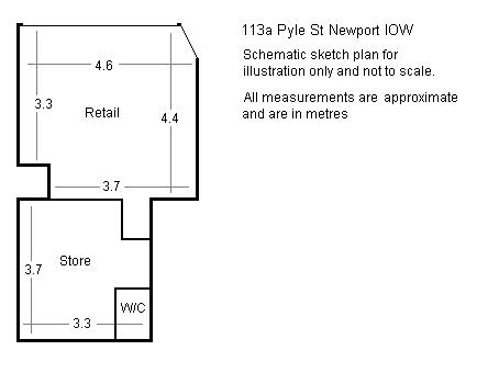 113-113A Pyle St, Newport for lease - Floor Plan - Image 2 of 2