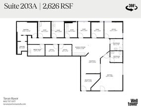 9225 N 3rd St, Phoenix, AZ for lease Floor Plan- Image 1 of 1