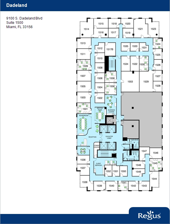 9100 S Dadeland Blvd, Miami, FL for lease Floor Plan- Image 1 of 1