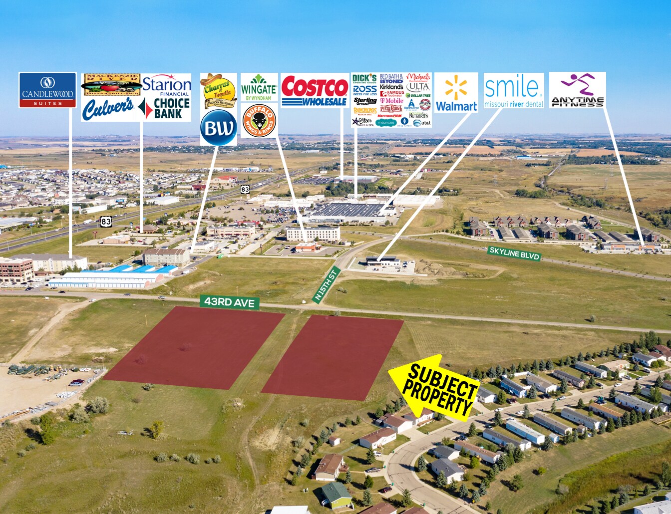 4200 N 15th St, Bismarck, ND for sale Aerial- Image 1 of 3
