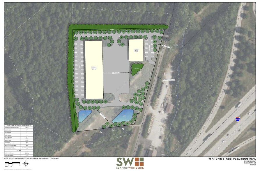 380 W Ritchie Rd, Salisbury, NC for sale - Site Plan - Image 2 of 6